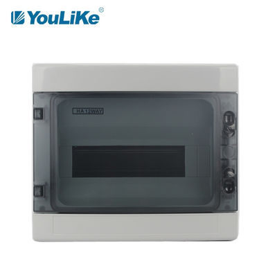 12 vie IP65 Scatola di distribuzione impermeabile e antipolvere MCB BOX Materiale per PC in ABS